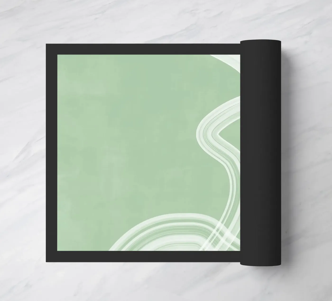 Minty Flow doormat by Pictufy Sun & Spirit