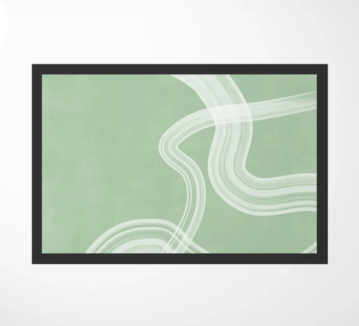 Minty Flow doormat by Pictufy Sun & Spirit