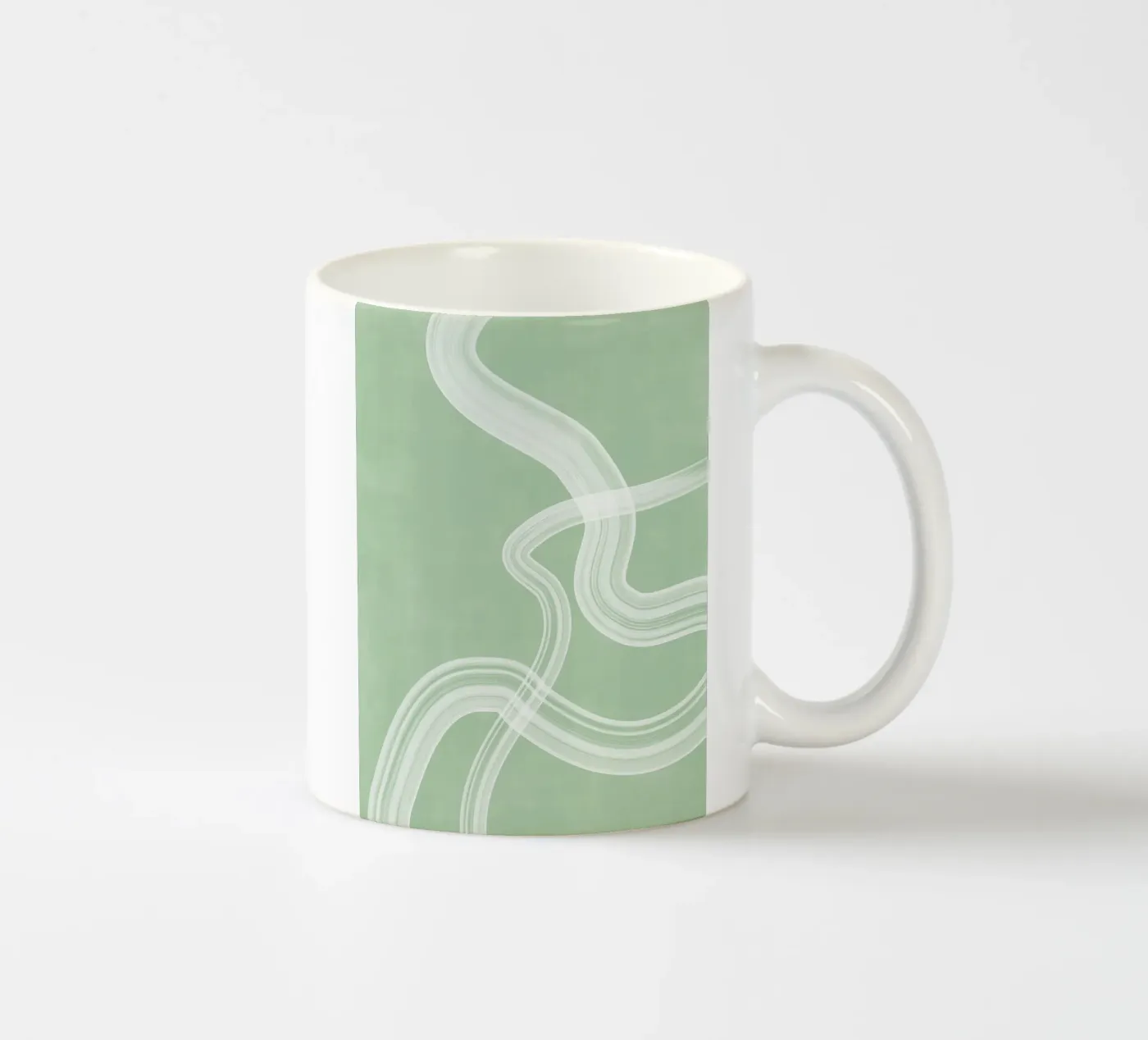 Minty Flow ceramic mug by Pictufy Sun & Spirit