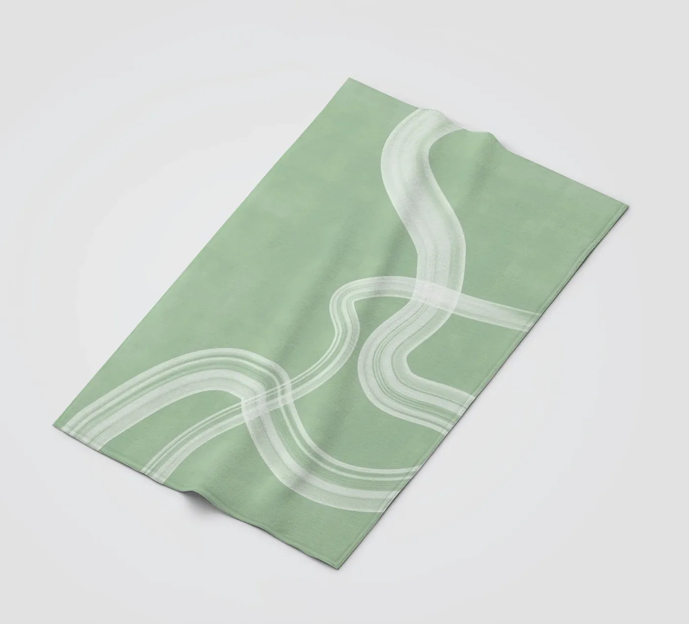Minty Flow Fleecedecke von Pictufy Sun & Spirit