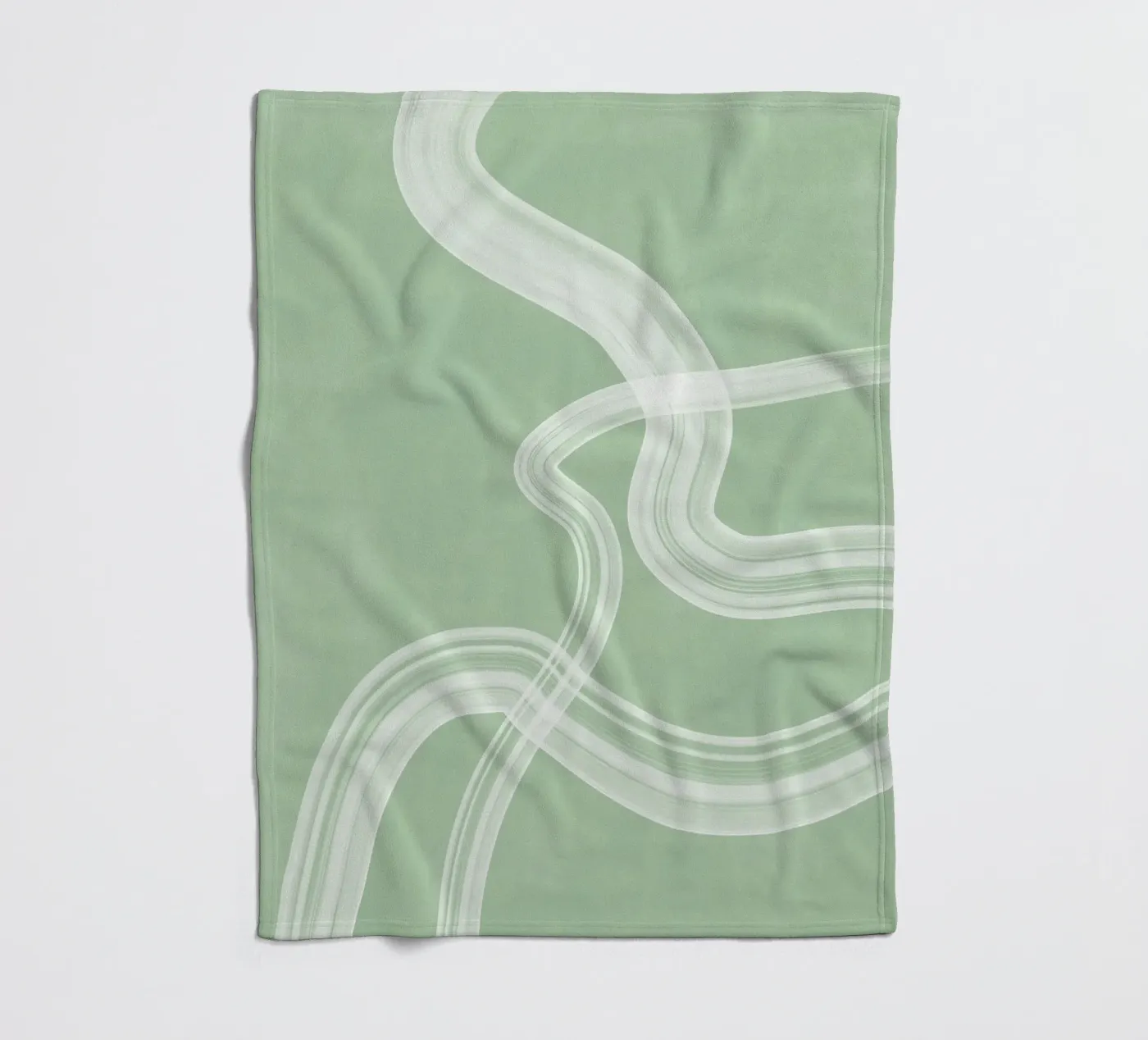 Minty Flow Fleecedecke von Pictufy Sun & Spirit
