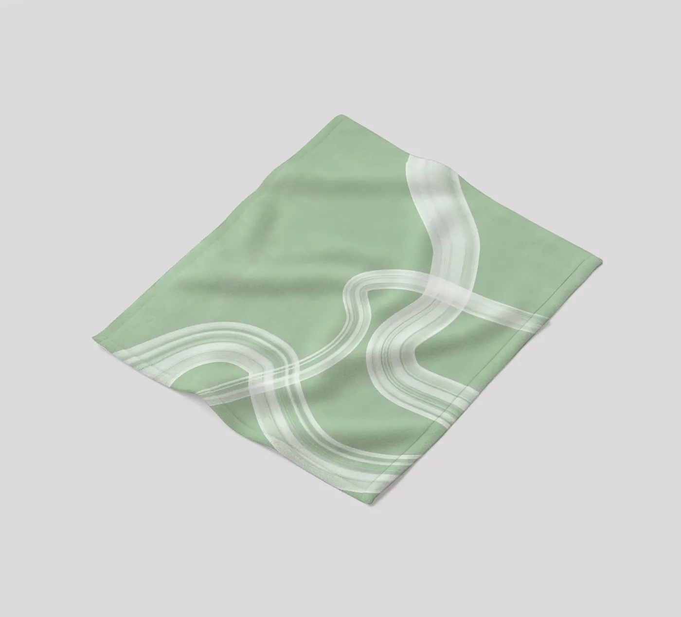 Minty Flow Fleecedecke von Pictufy Sun & Spirit
