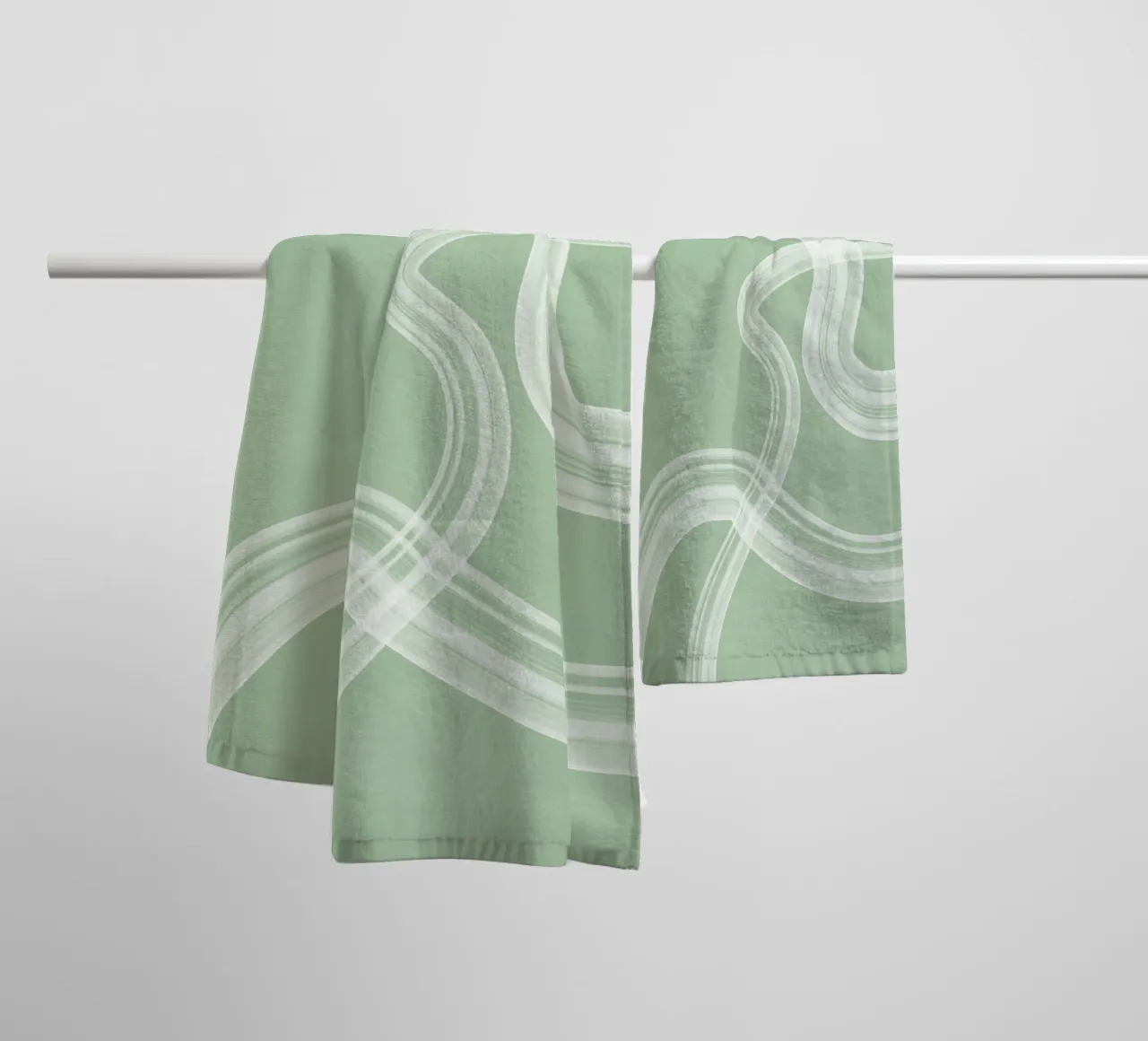 Minzige Strömung Handtuch von Pictufy Sun & Spirit