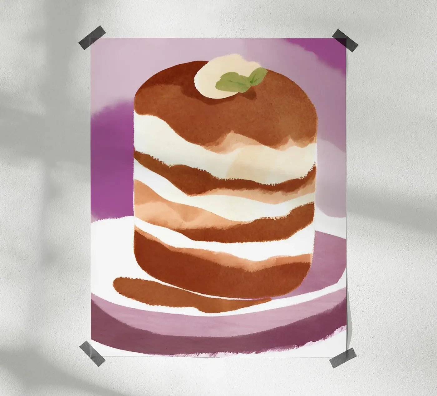 Tiramisu poster da designsbysophia