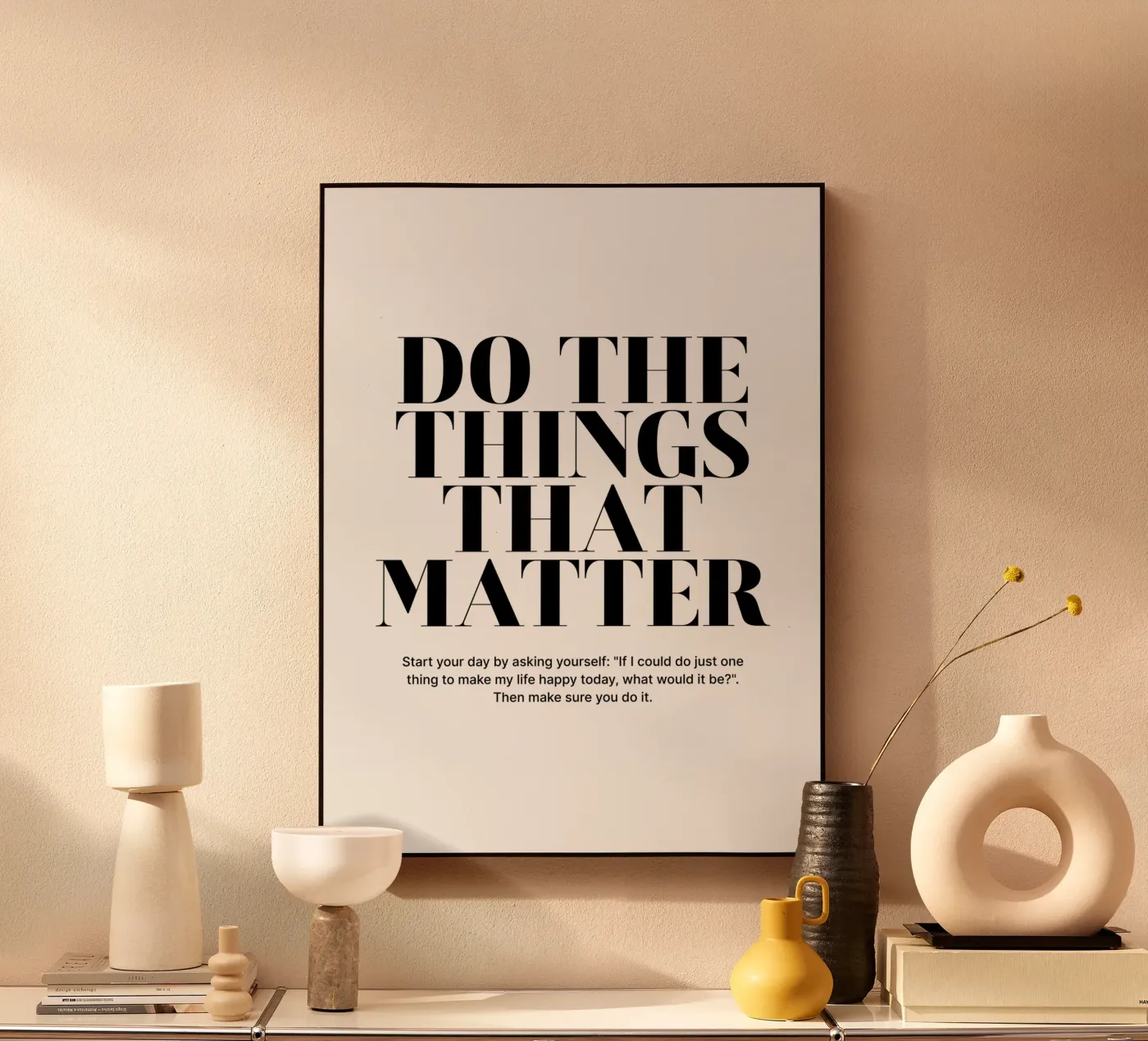 Do The Things That Matter plexiglas de Inspirify