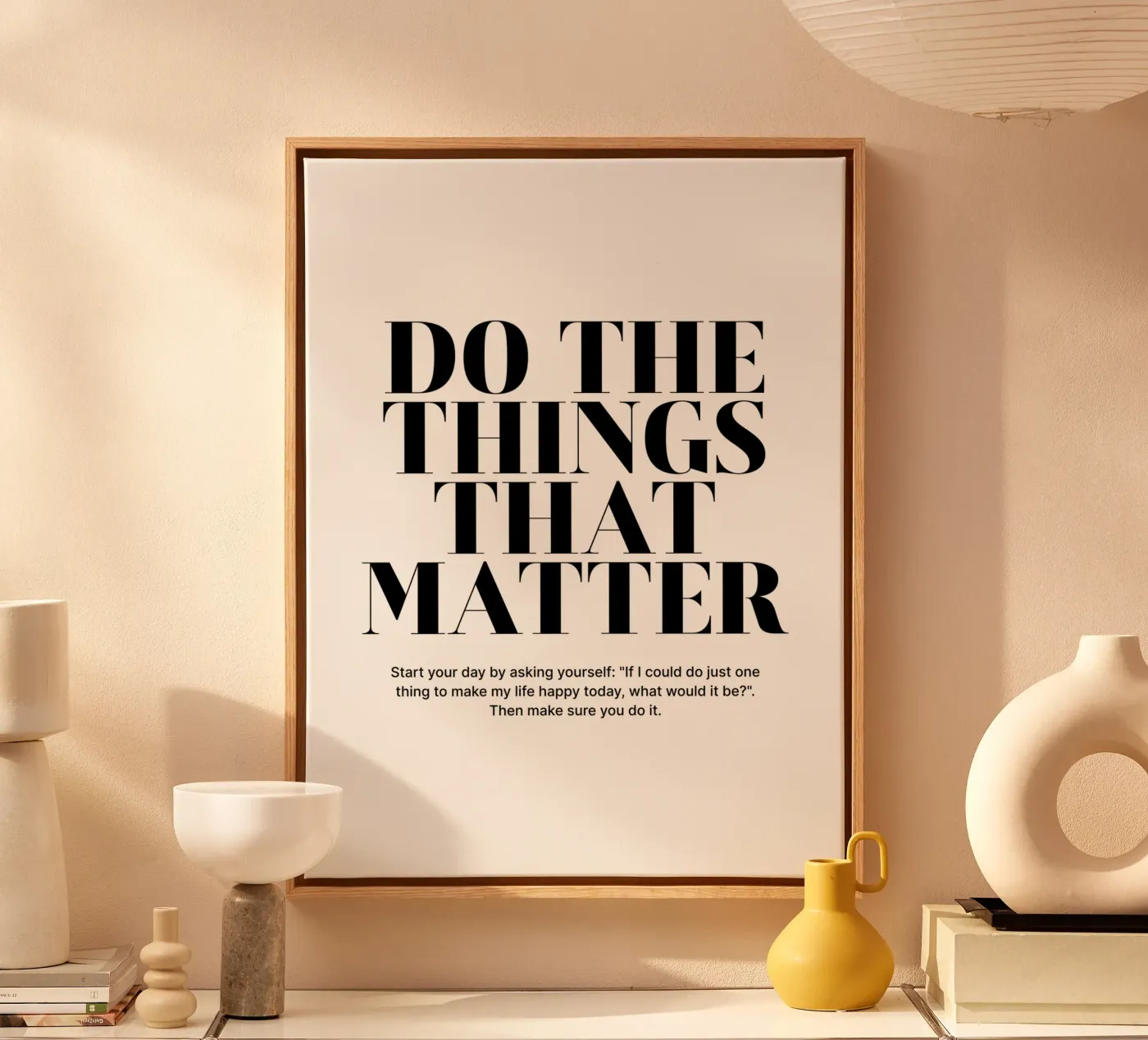 Do The Things That Matter canvas van Inspirify