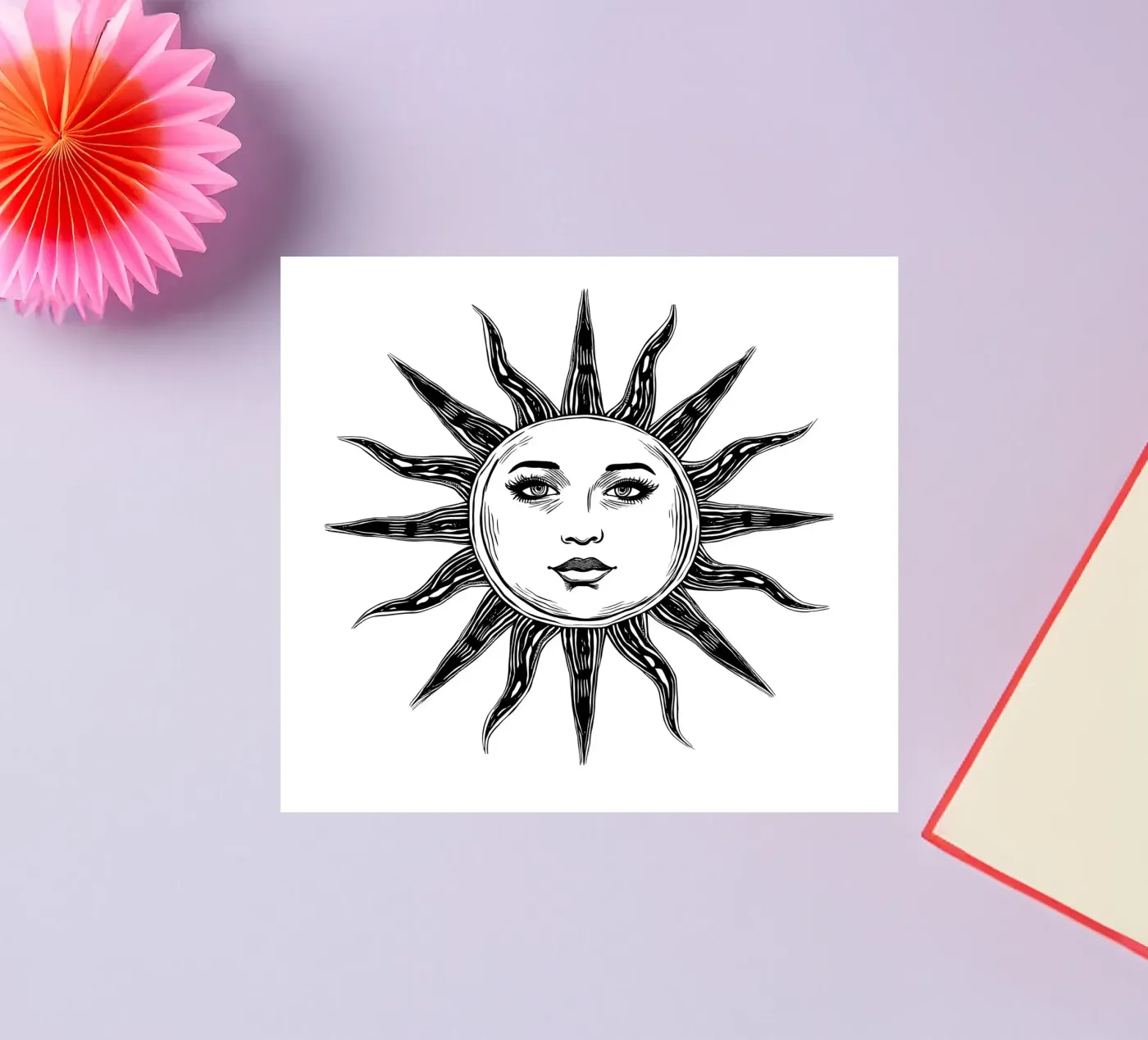 Solara sticker van Indigo Rain