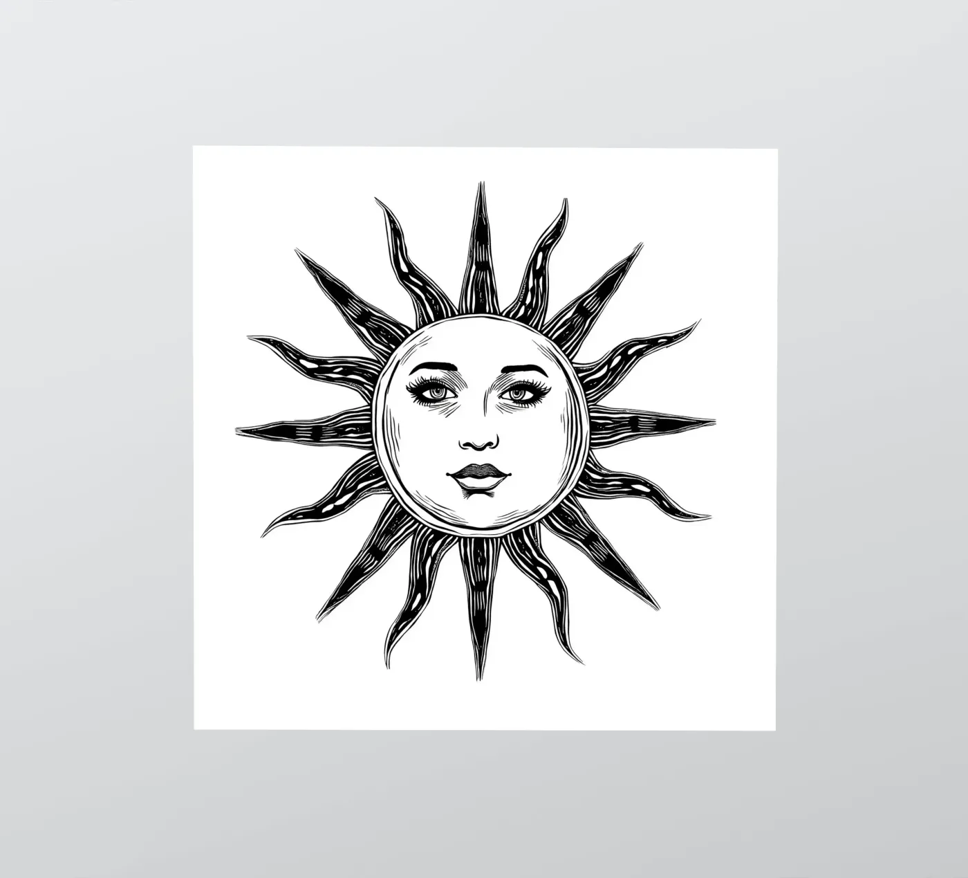 Solara sticker van Indigo Rain