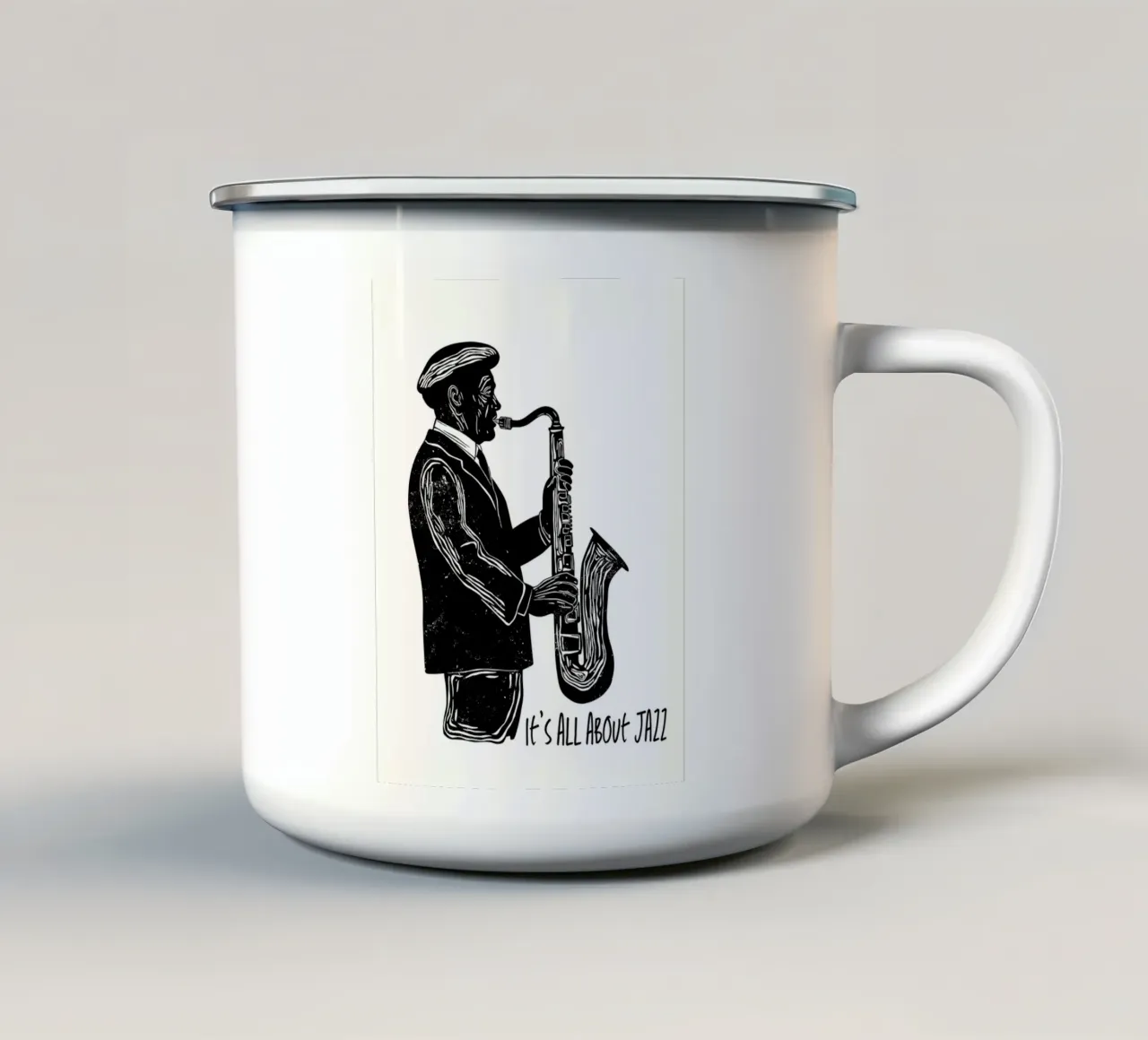 Soul of Jazz tazza in smalto da Indigo Rain