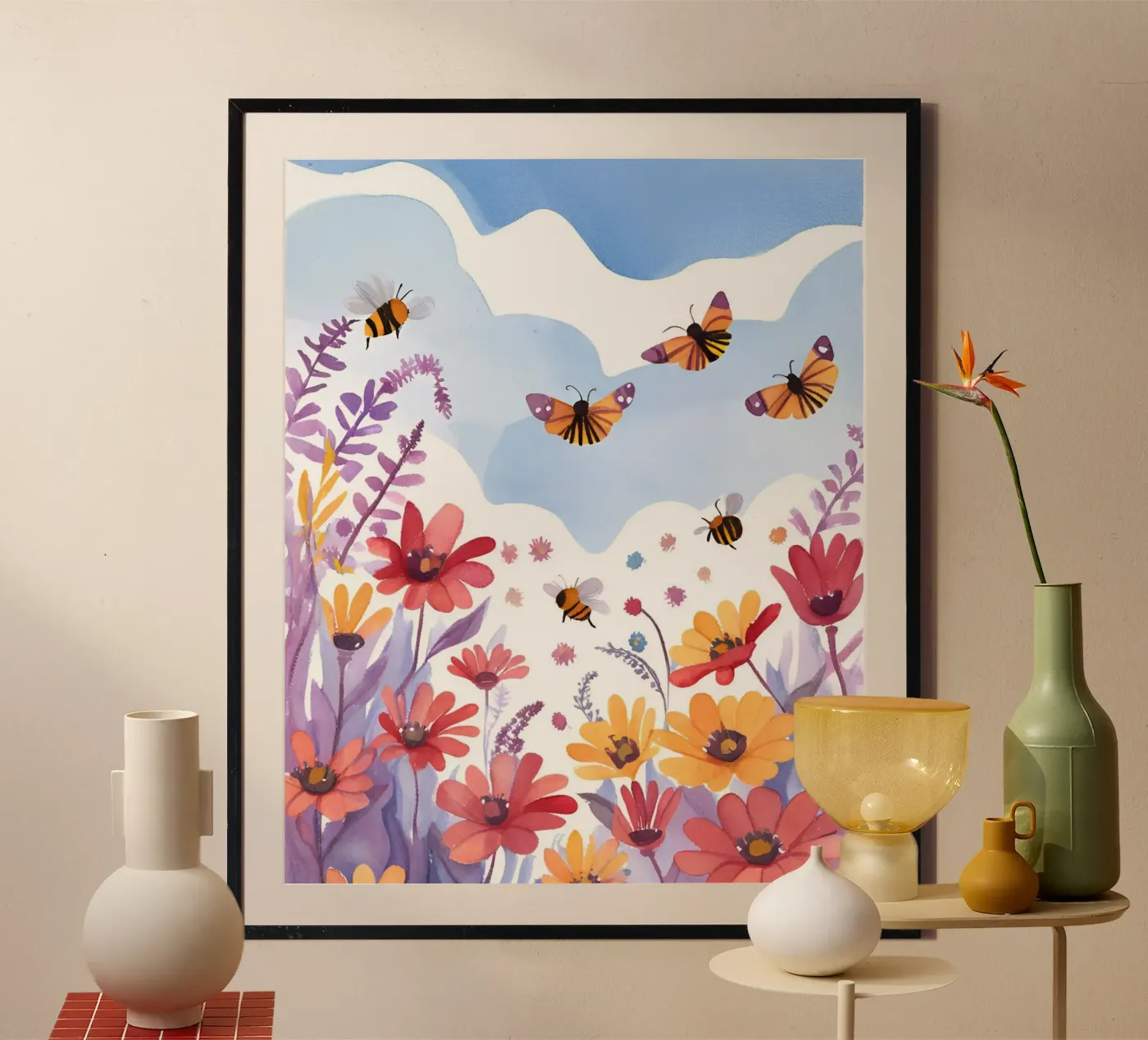 Frühlingswiese poster da designsbysophia