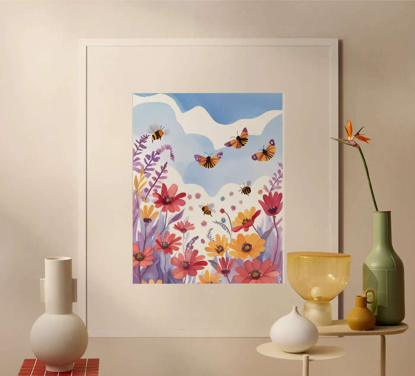 Frühlingswiese poster da designsbysophia