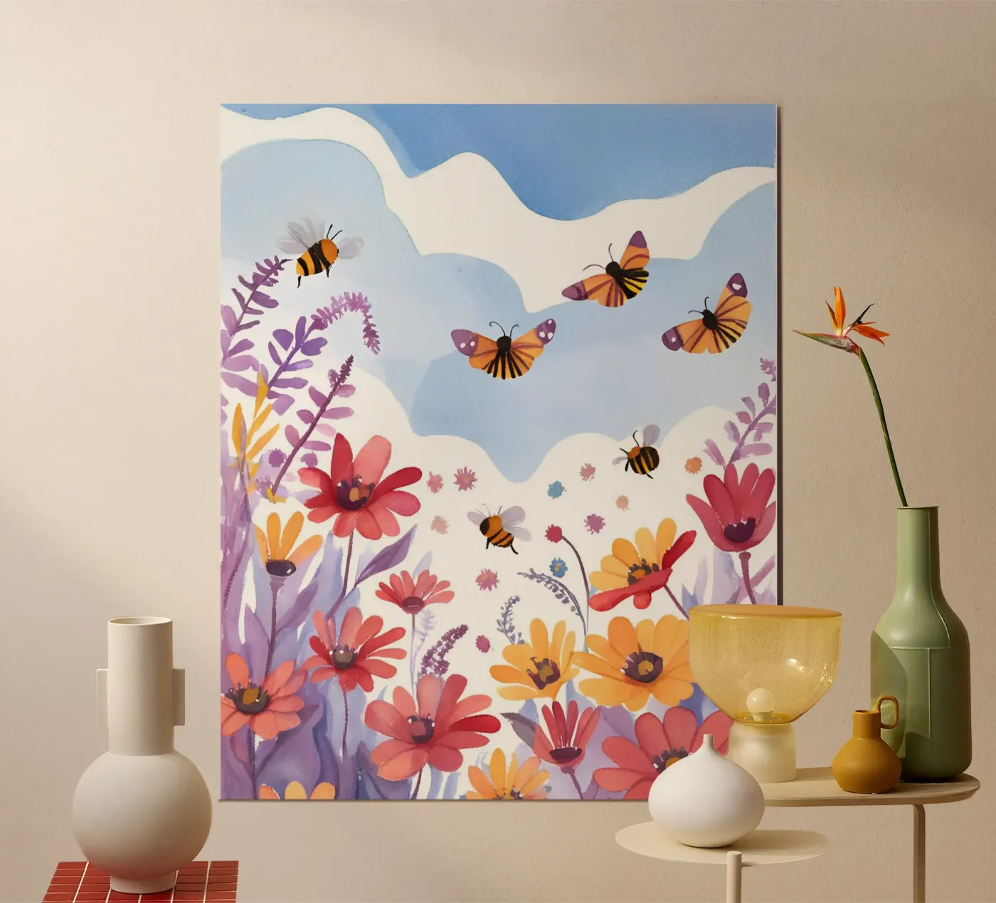 Frühlingswiese poster da designsbysophia