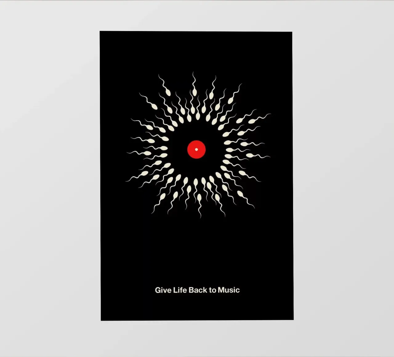 Give Life Back to Music pellicola backlit da Viktor Hertz