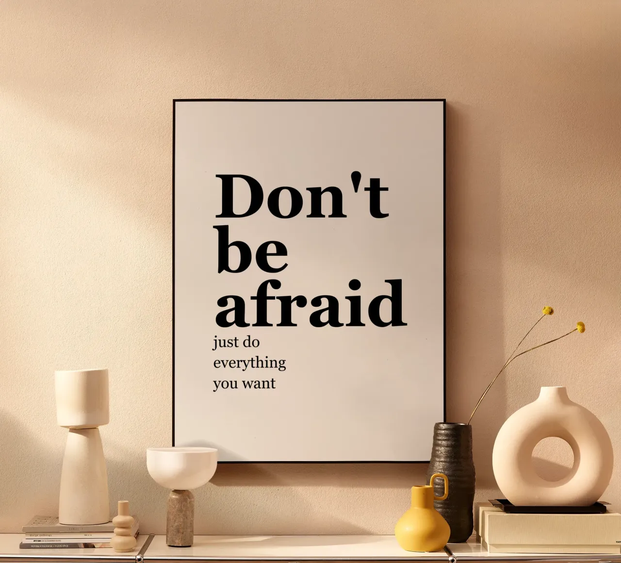 Non abbiate paura, fate tutto quello che volete plexiglass da Inspirify