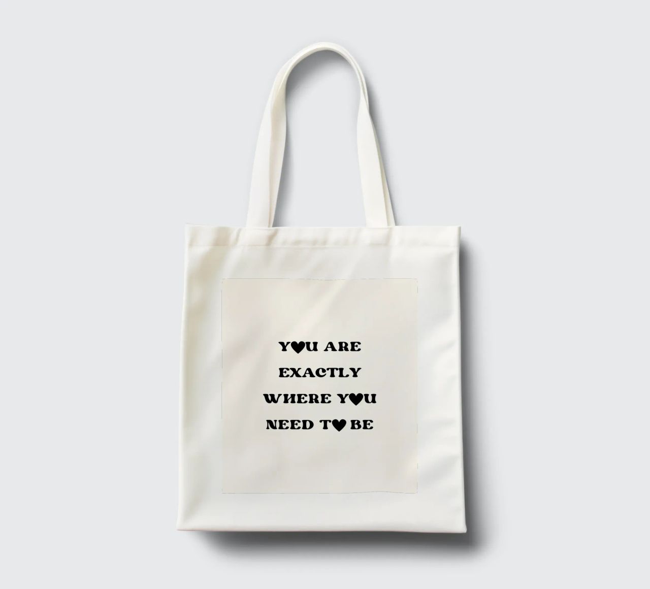 You are exactly where you need to be borsa in juta da designsbysophia