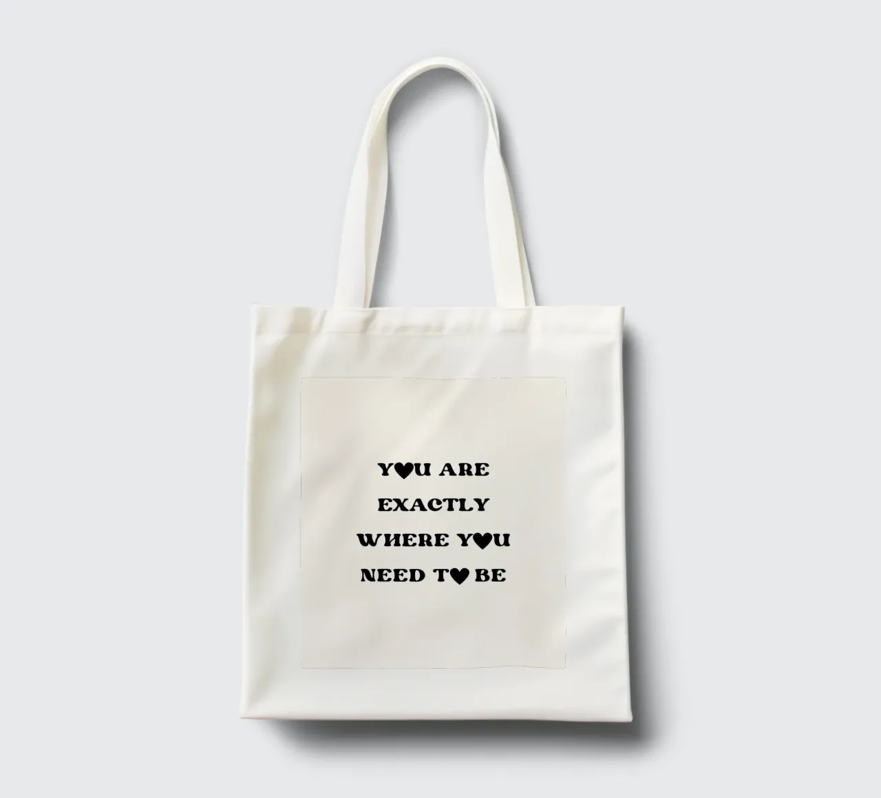 You are exactly where you need to be borsa in juta da designsbysophia