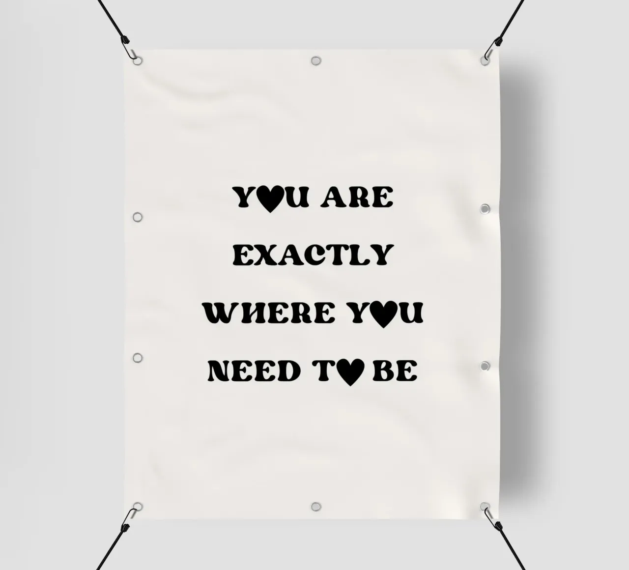 You are exactly where you need to be telo in pvc da designsbysophia