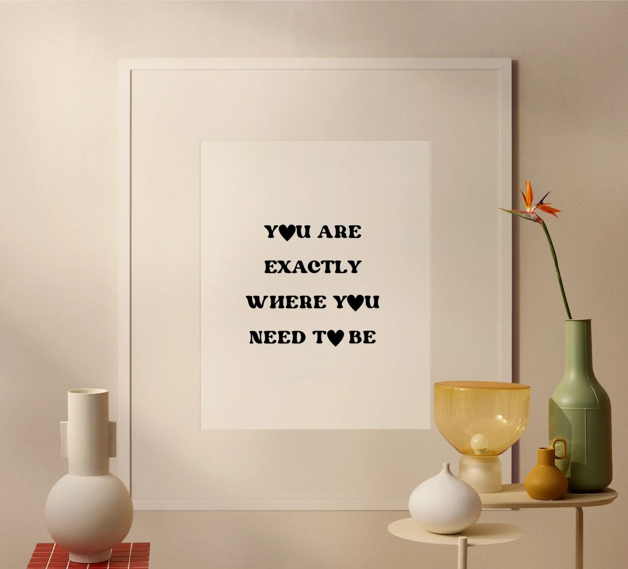 You are exactly where you need to be carta hahnemühle da designsbysophia