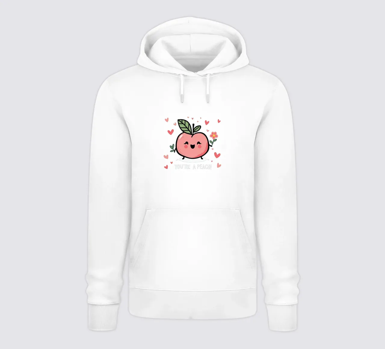 YOU'RE A PEACH felpa con cappuccio da edsonramosart