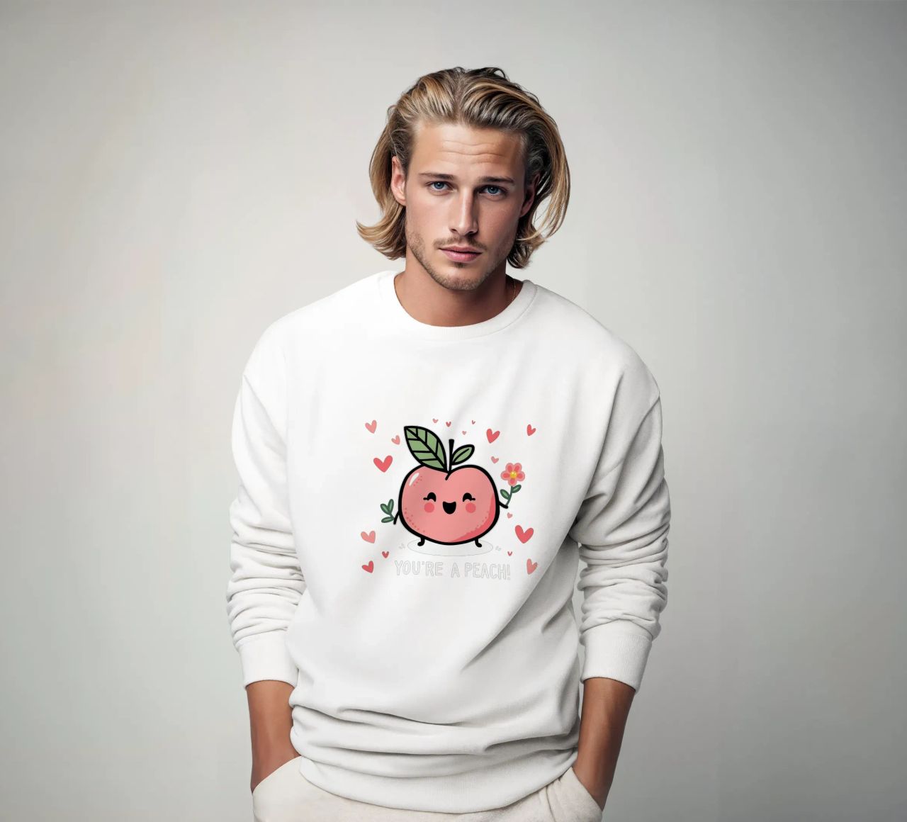 YOU'RE A PEACH sudadera de edsonramosart