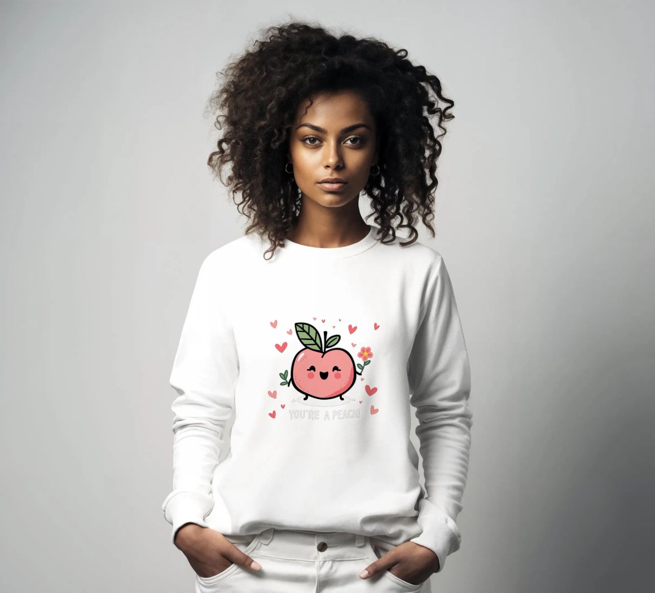 YOU'RE A PEACH sudadera de edsonramosart