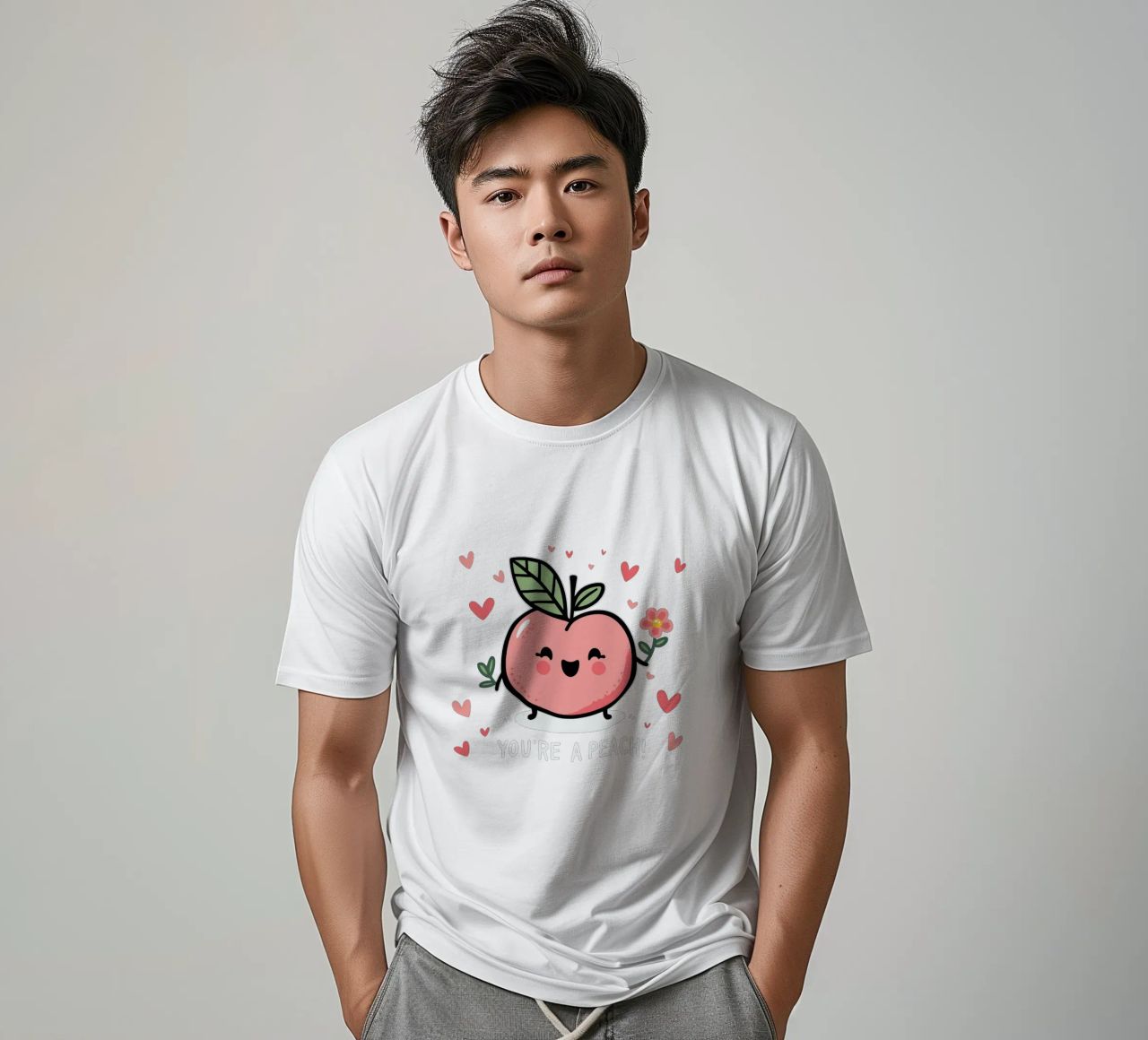YOU'RE A PEACH camiseta de edsonramosart
