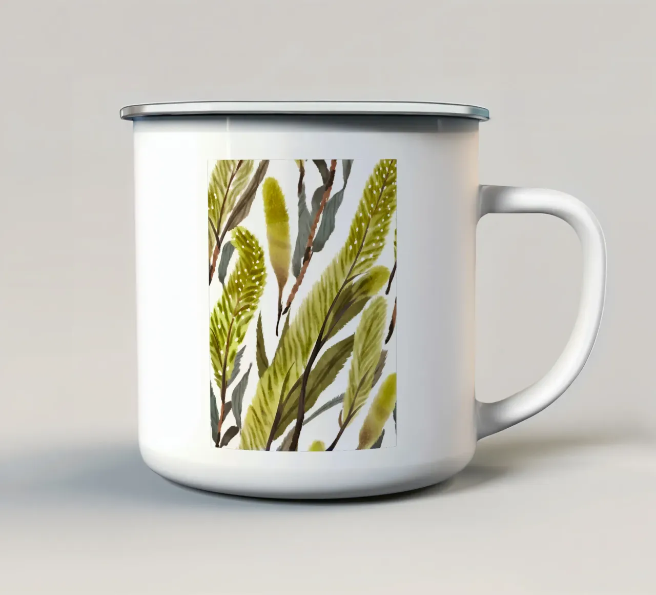 Weidenkätzchen tazza in smalto da designsbysophia