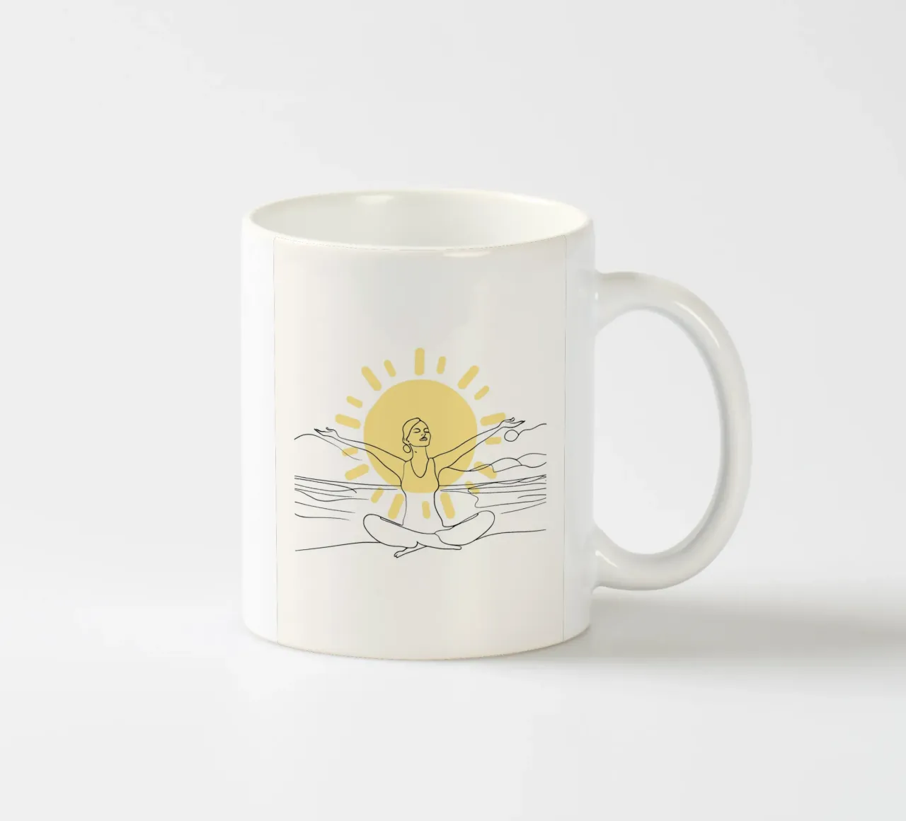 Sonnenfrau ceramic mug by designsbysophia