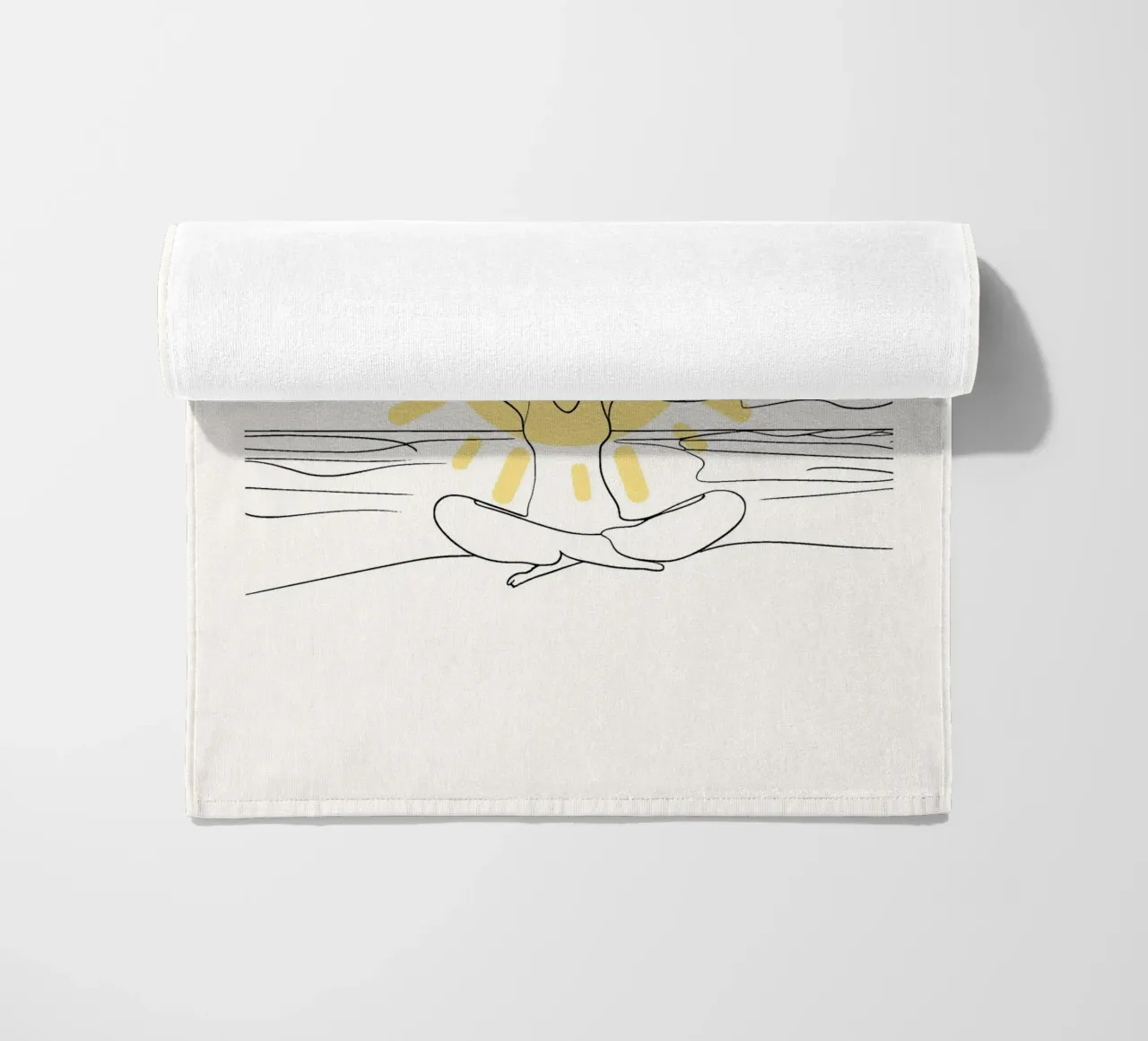 Sonnenfrau beach towel by designsbysophia