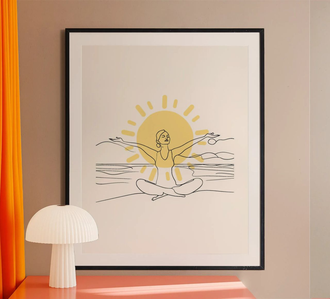 Sonnenfrau Poster von designsbysophia