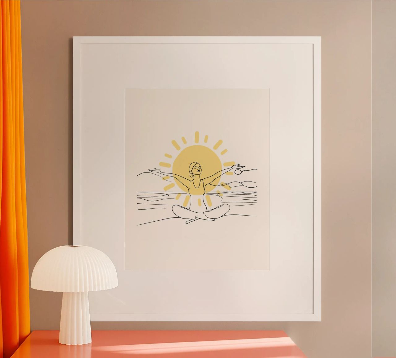 Sonnenfrau Poster von designsbysophia