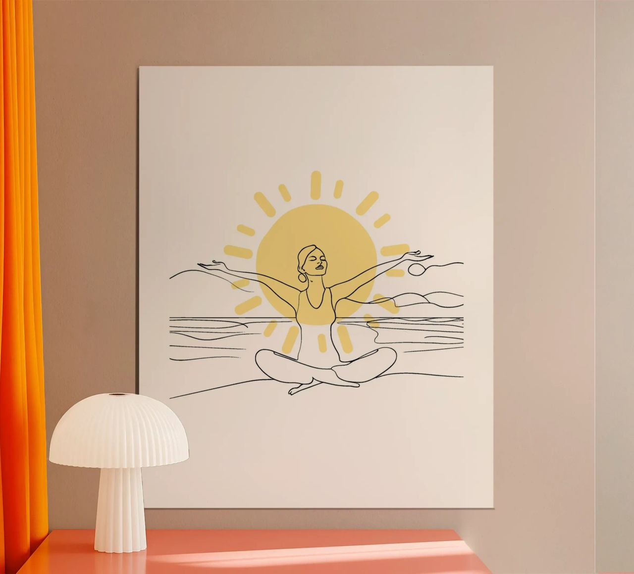 Sonnenfrau Poster von designsbysophia