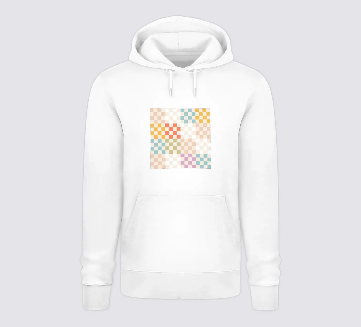 Retro Summer Check Patchwork Pattern sweat à capuche de Dominique Vari Abstract