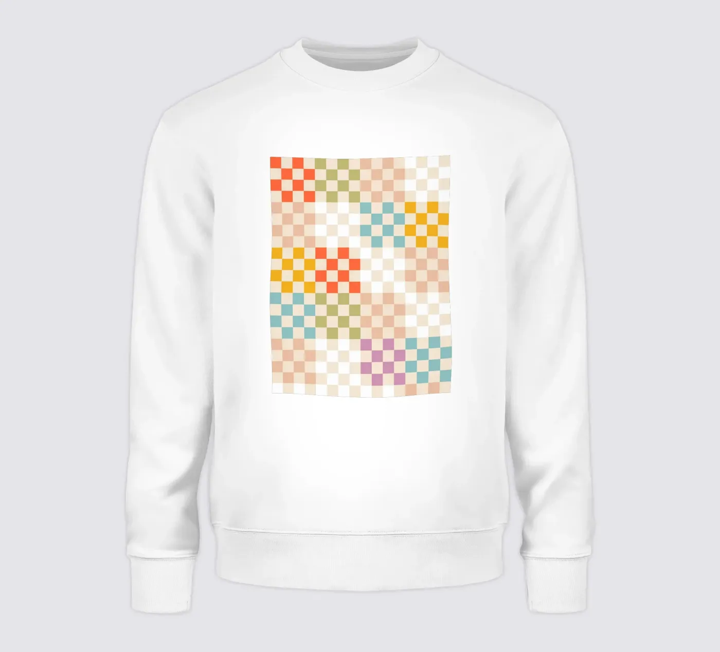 Retro Summer Check Patchwork Pattern sweat de Dominique Vari Abstract