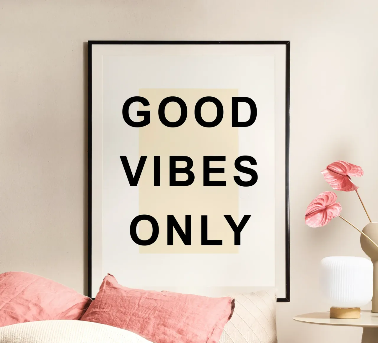 Good Vibes Only | Cita positiva hahnemühle de Inspirify