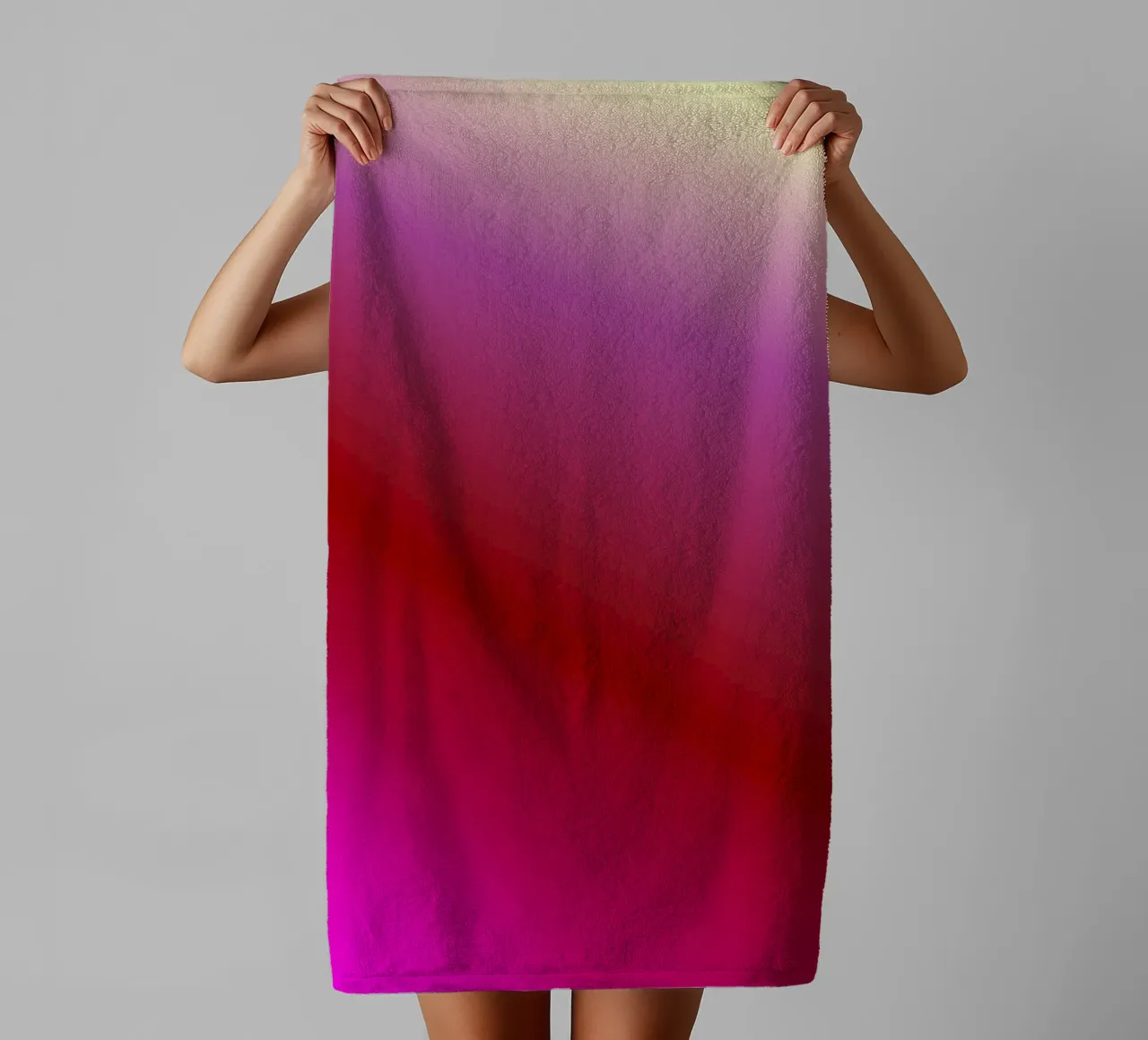 HEY, MASSIVE BOMBSHELL! badhanddoek van ÂME LIBRE STUDIO