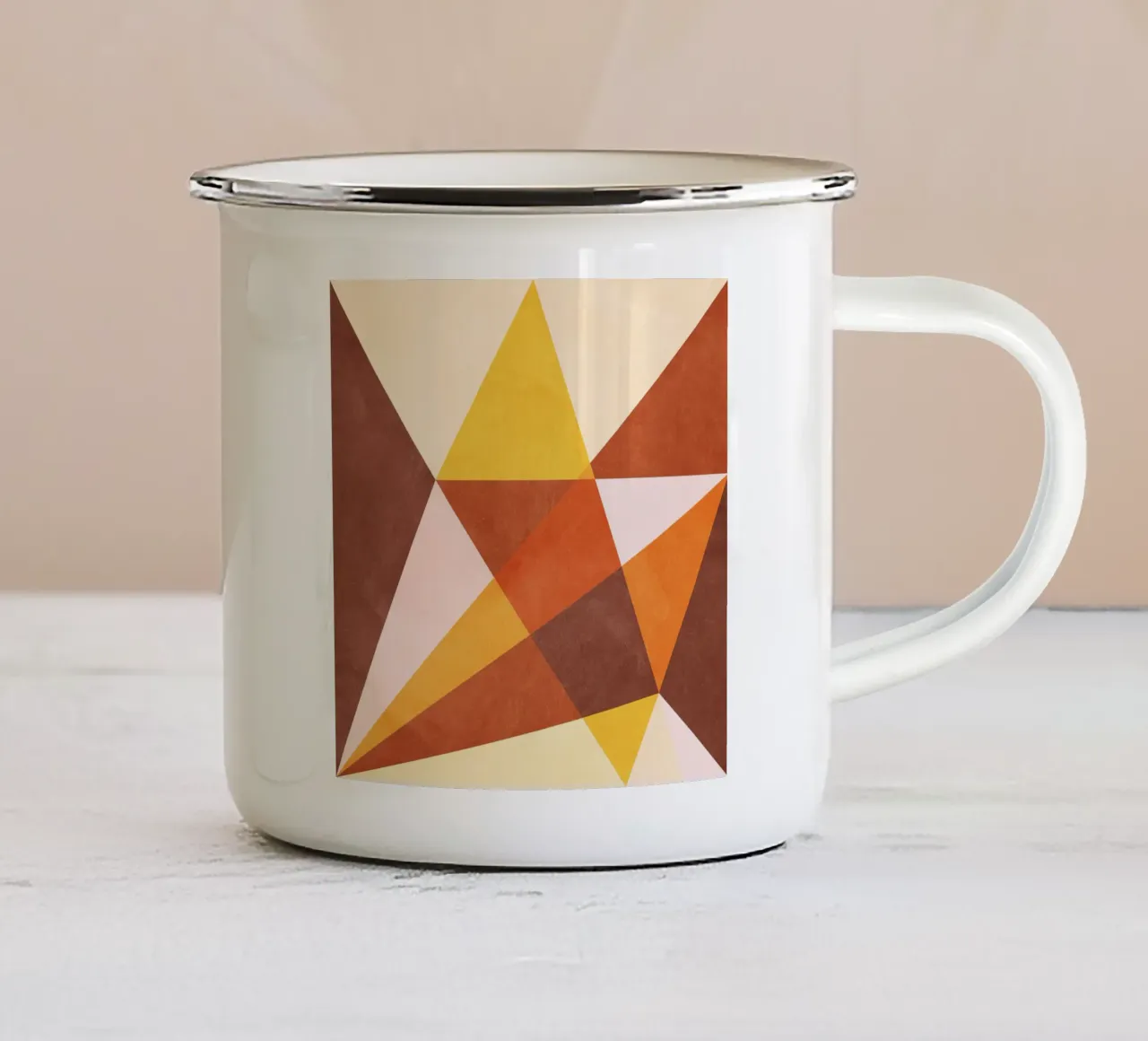 Sunny And Warm tazza in smalto da lovely lines