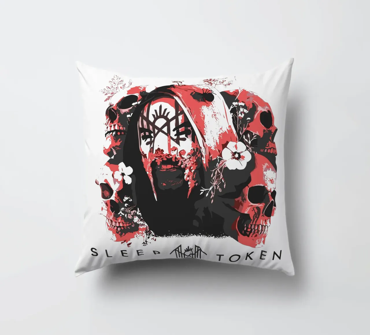 Vessel Skulls decorative cushion by Jason Lavelle