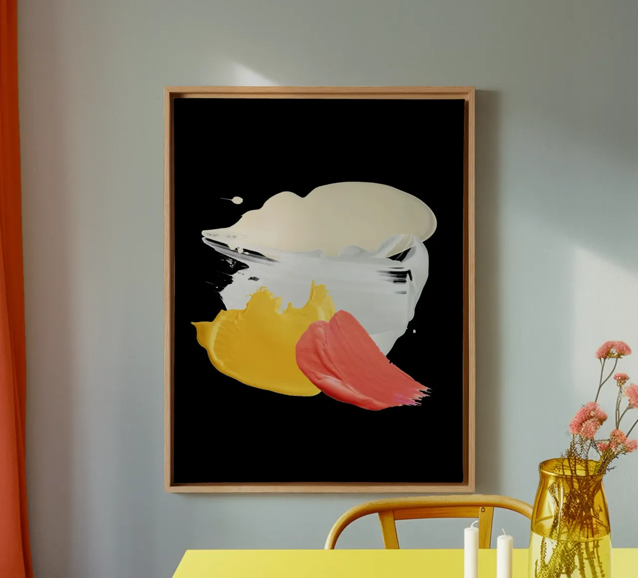 Bold strokes canvas met Baklijst van LisaArtes