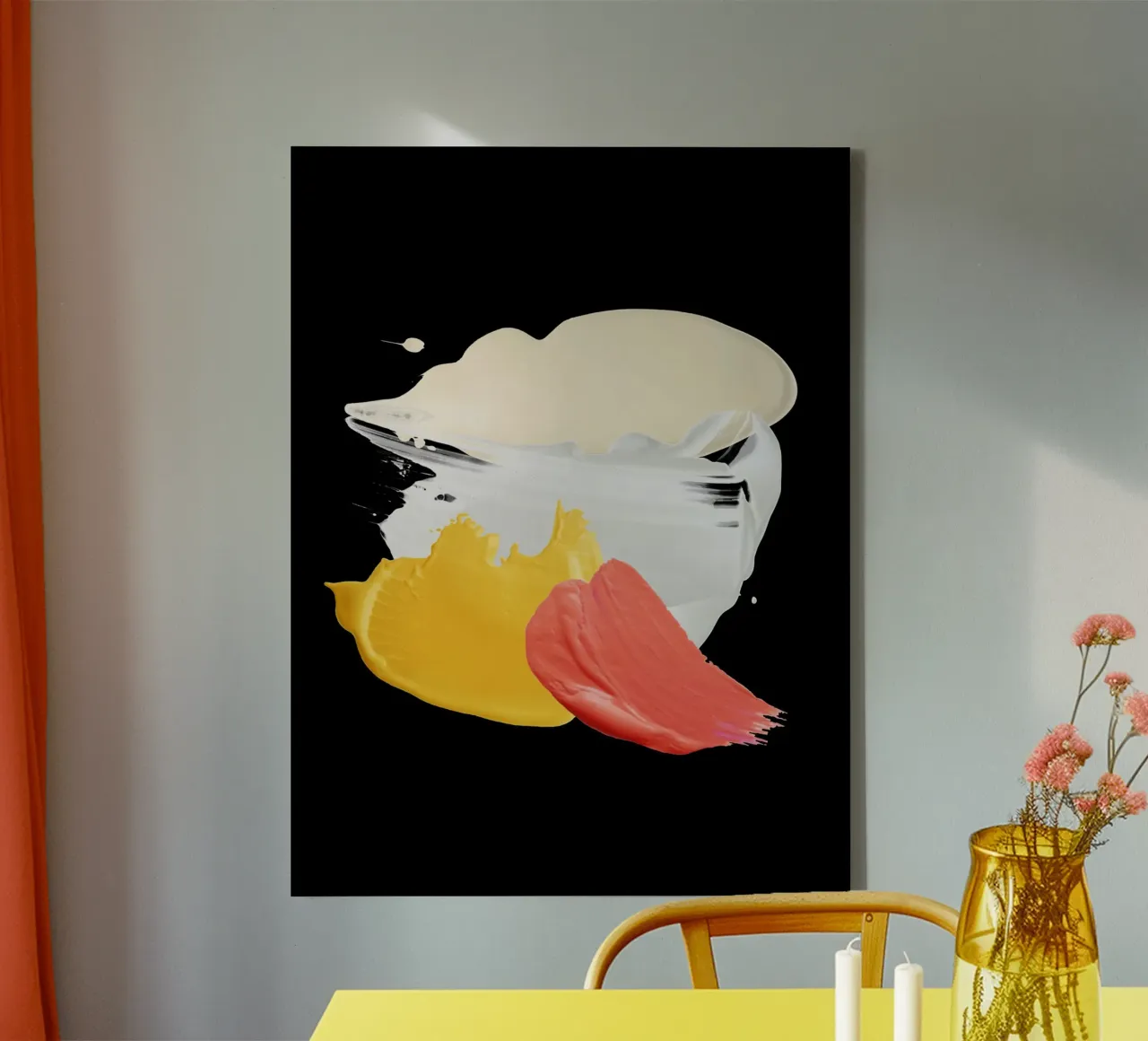 Bold strokes canvas met Baklijst van LisaArtes