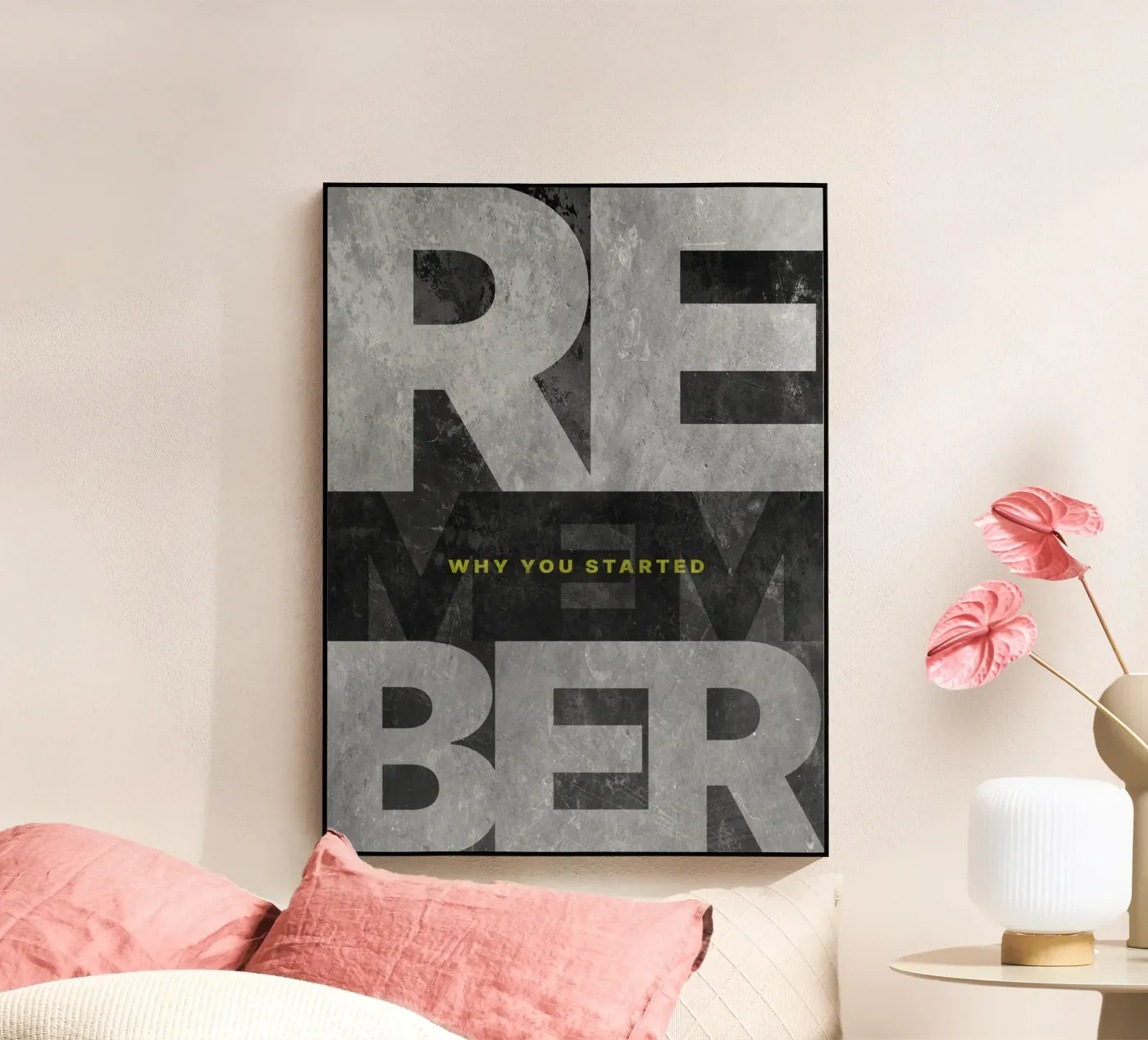 Remember Why You Started plexiglass da Inspirify