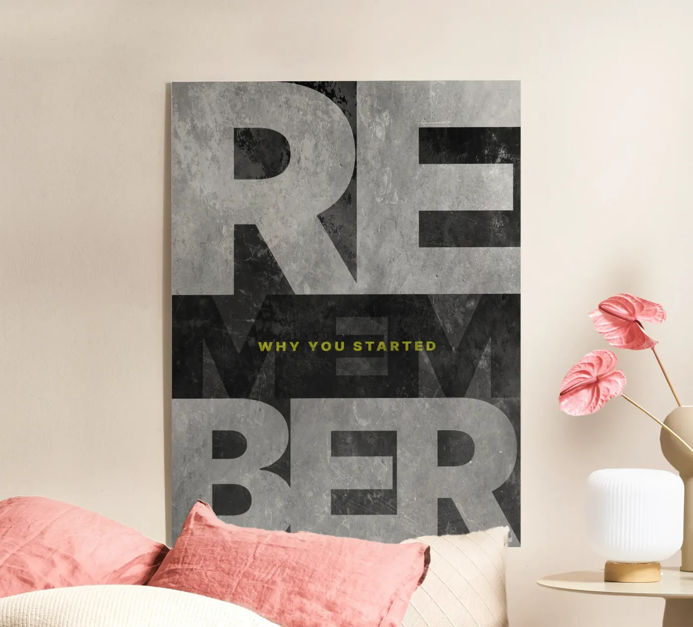 Remember Why You Started plexiglass da Inspirify