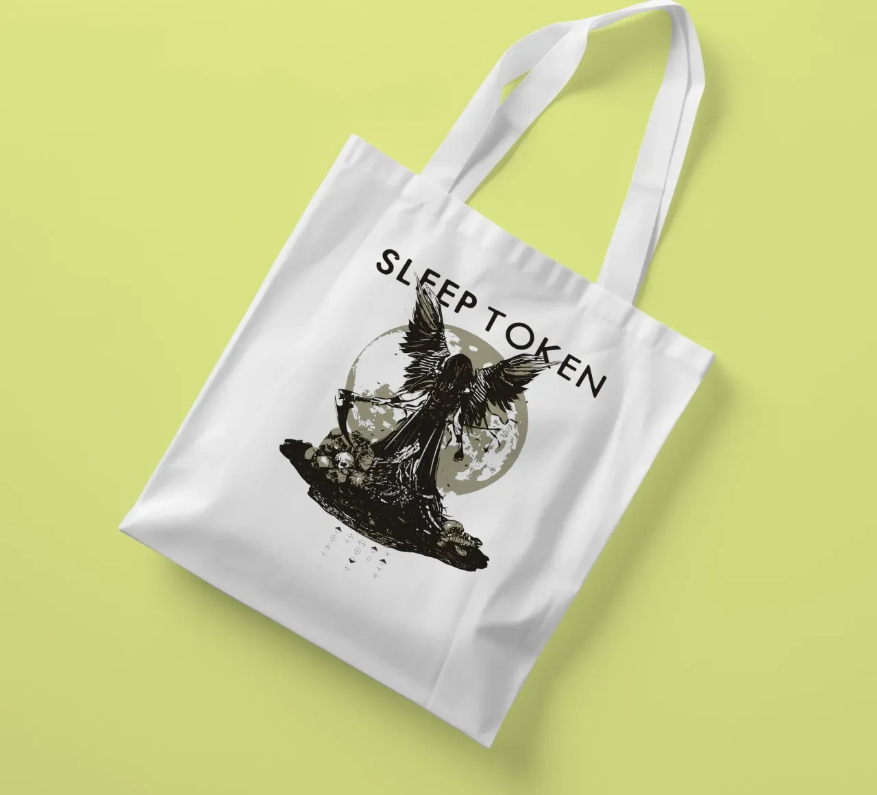 Winged Reaper tote bag by Jason Lavelle