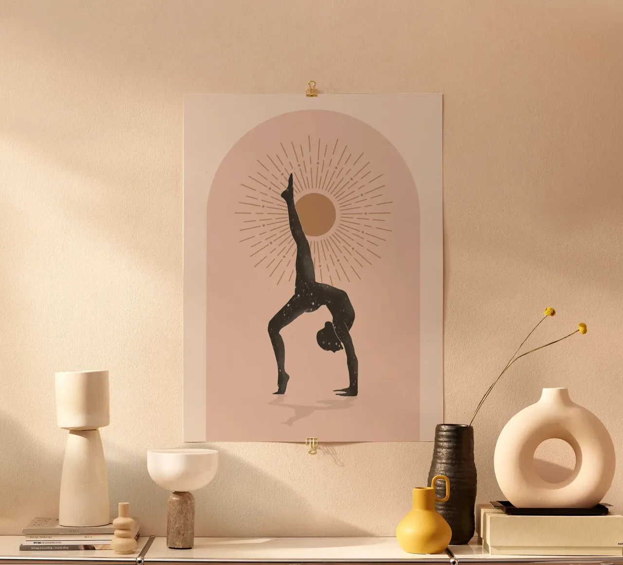 Arte astratta minimale-Yoga 15 poster da ThingDesign