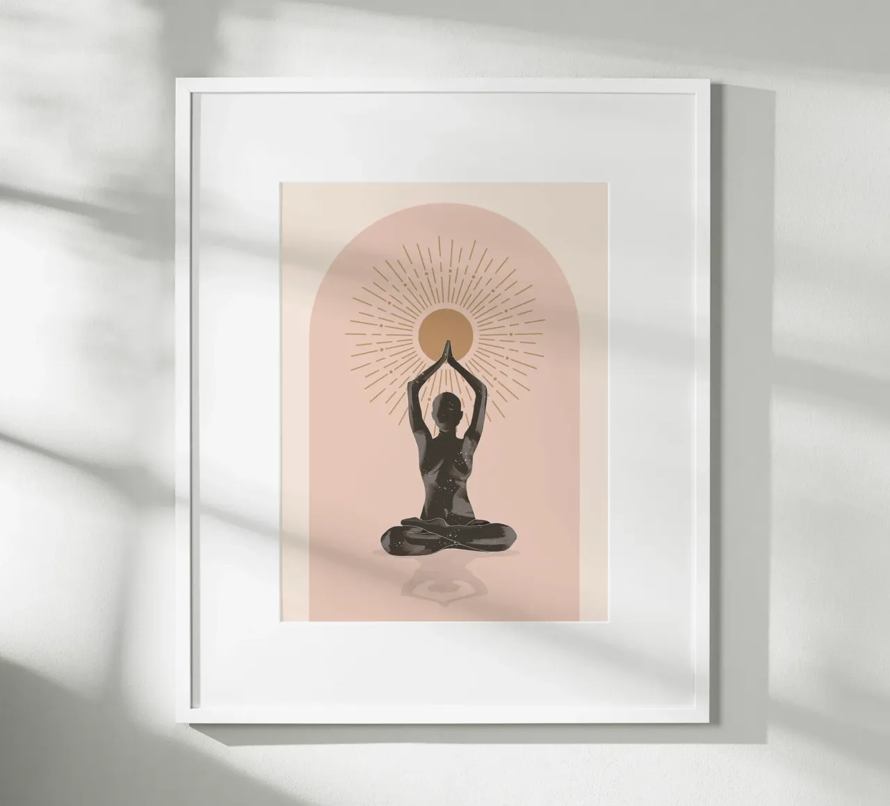 Minimal Abstract Art-Yoga 16 poster by ThingDesign