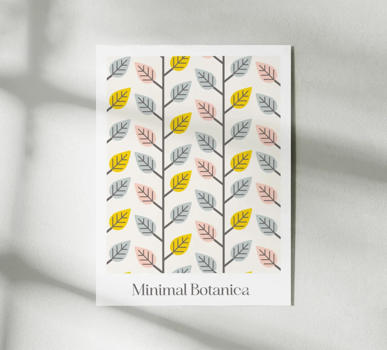 Minimal Botanical Botanical Art Print plexiglas de CoelfenArt