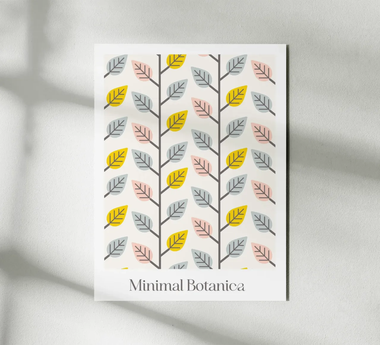 Minimal Botanical Botanical Art Print alu-dibond by CoelfenArt