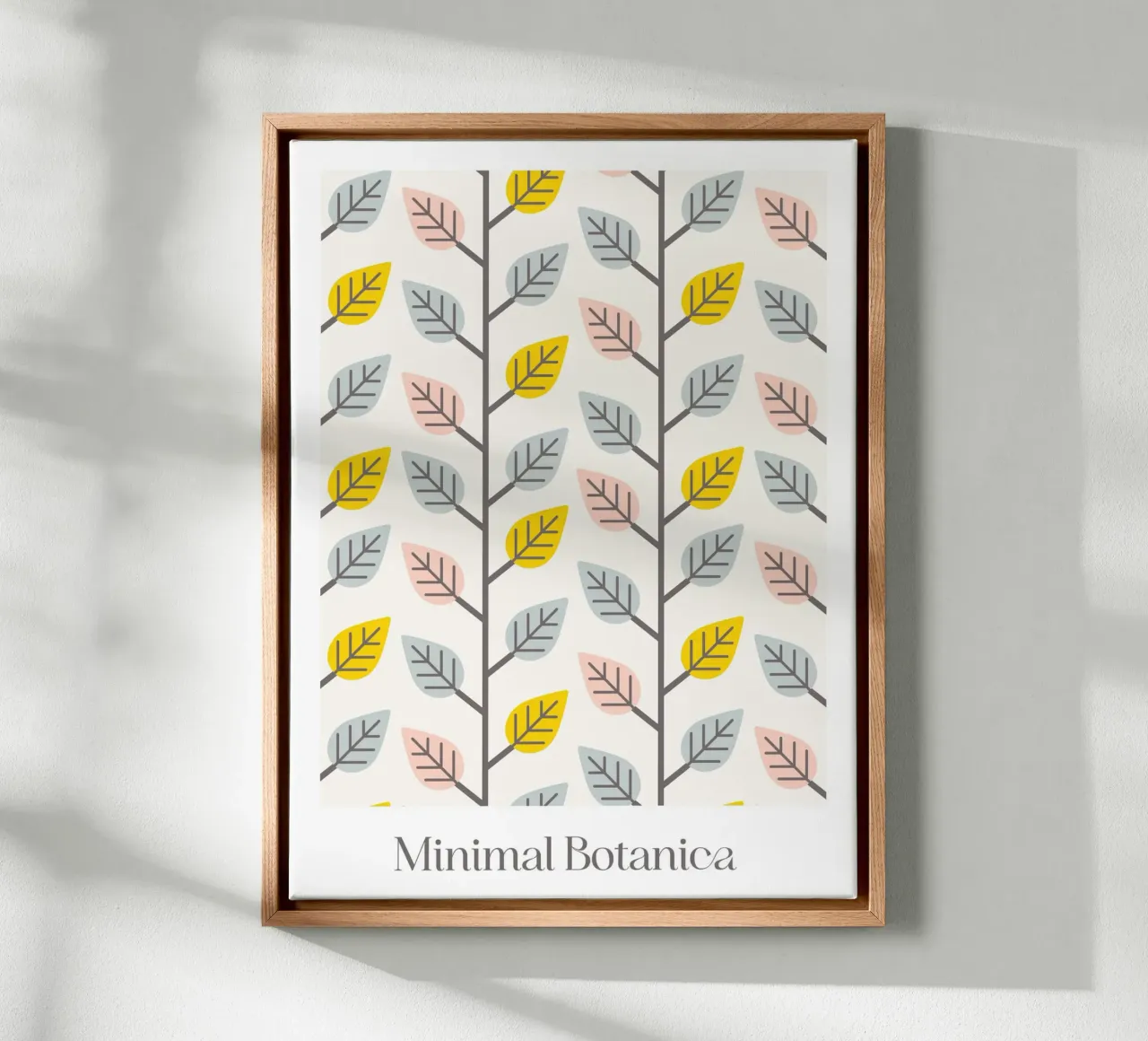 Minimal Botanical Botanical Art Print canvas by CoelfenArt