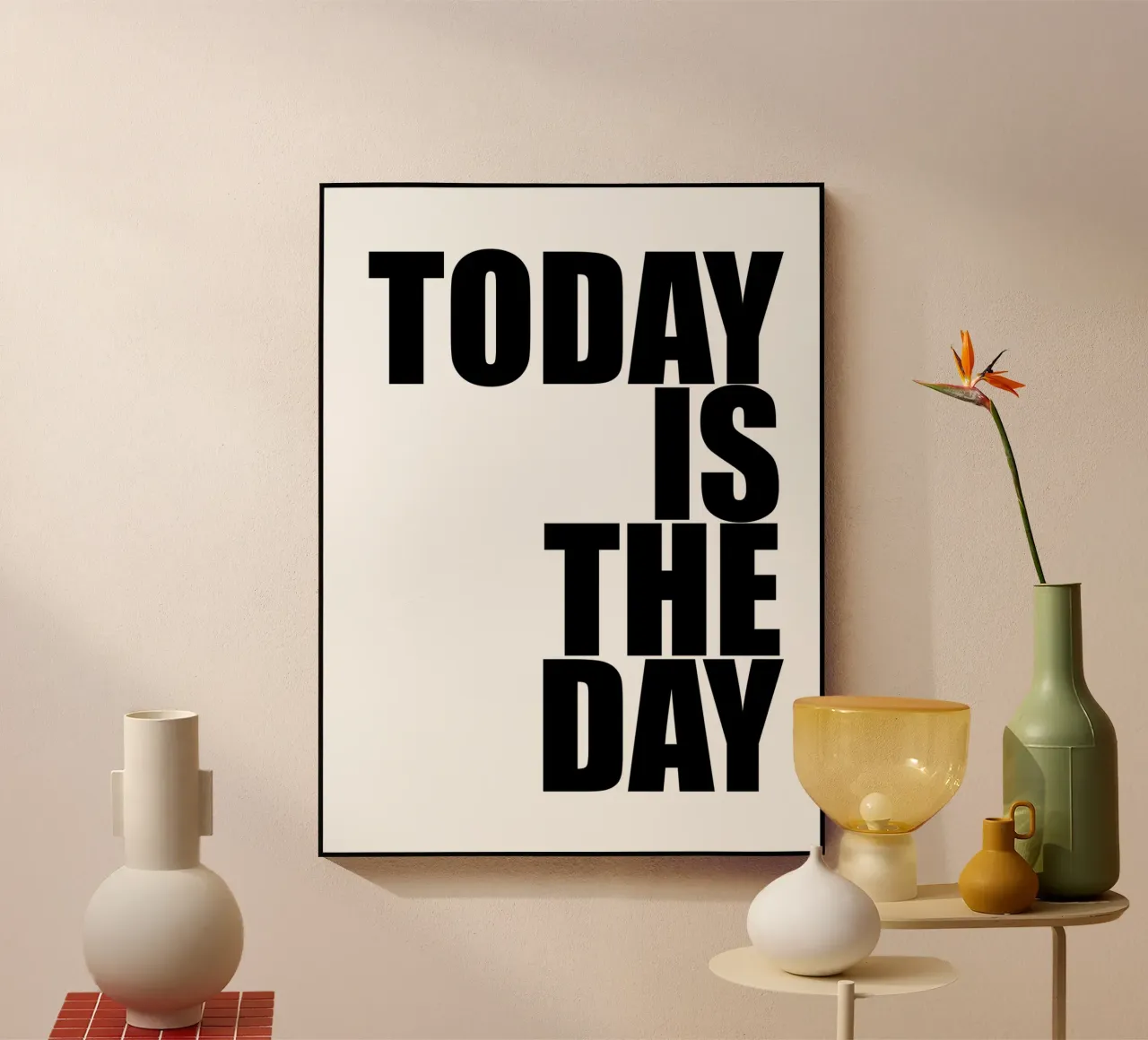 Vandaag is de dag acryl van Inspirify