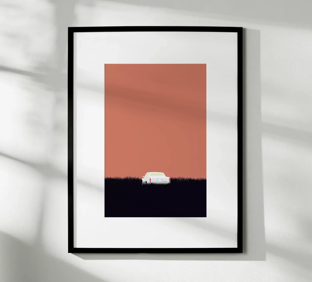 Kriminalsager No. 03 poster con telaio in legno da Swen Swensøn